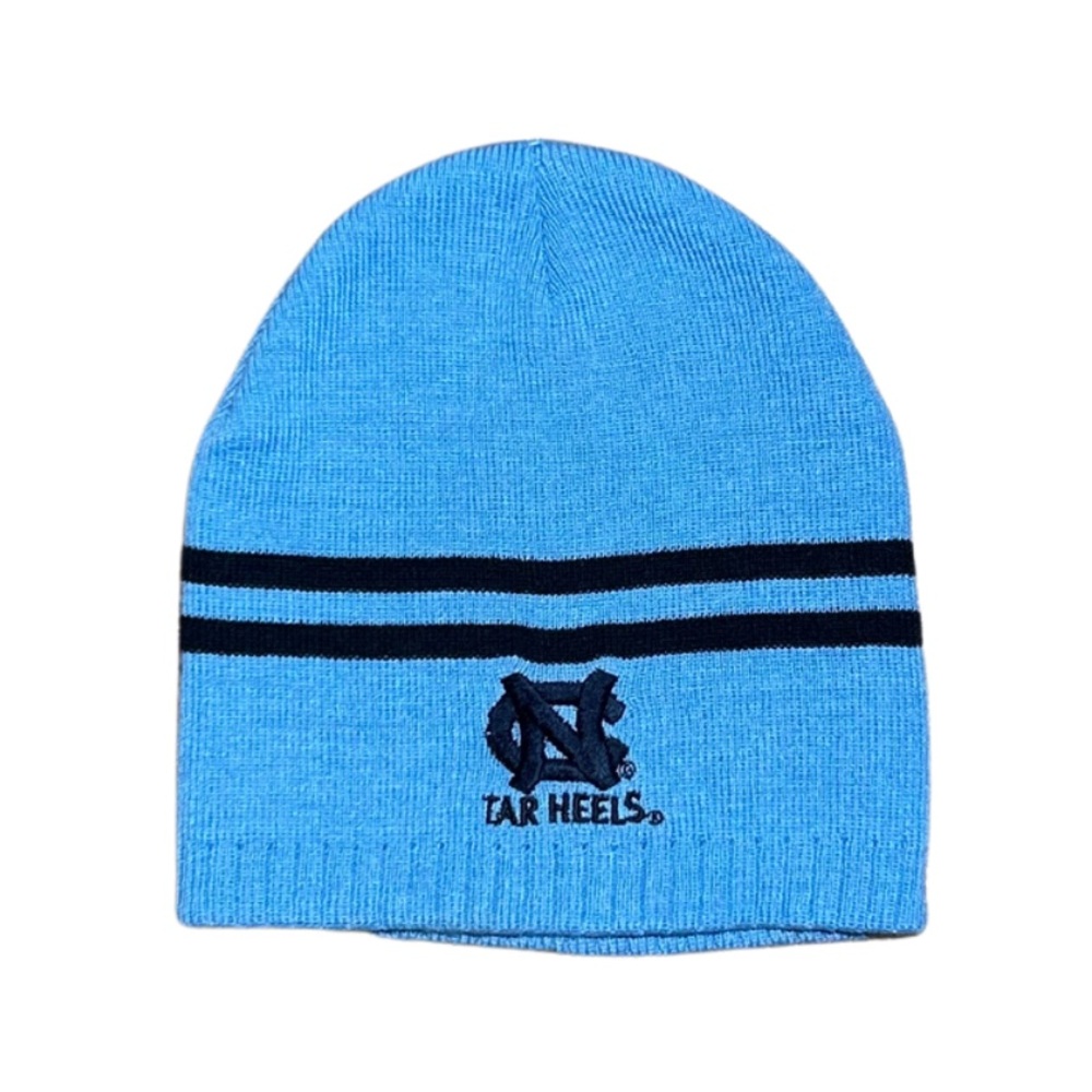 VINTAGE 2000s North Carolina Tar Heels Boy’s Blue Pullover Beanie Skully Hat